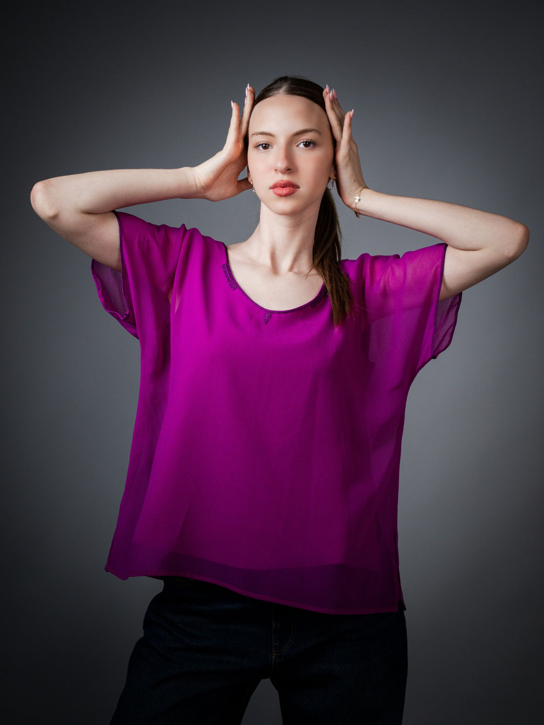 Blouse Joudia Indigo