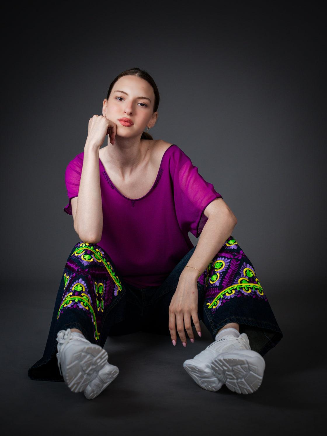 Blouse Joudia Indigo