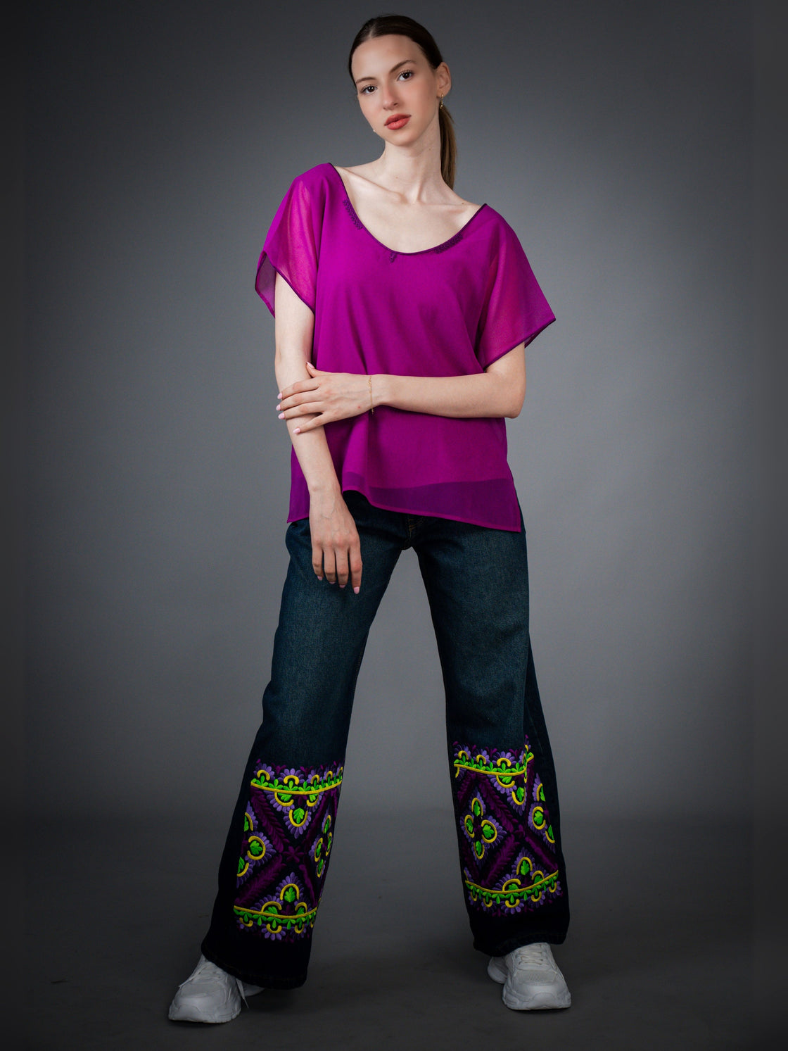 Blouse Joudia Indigo