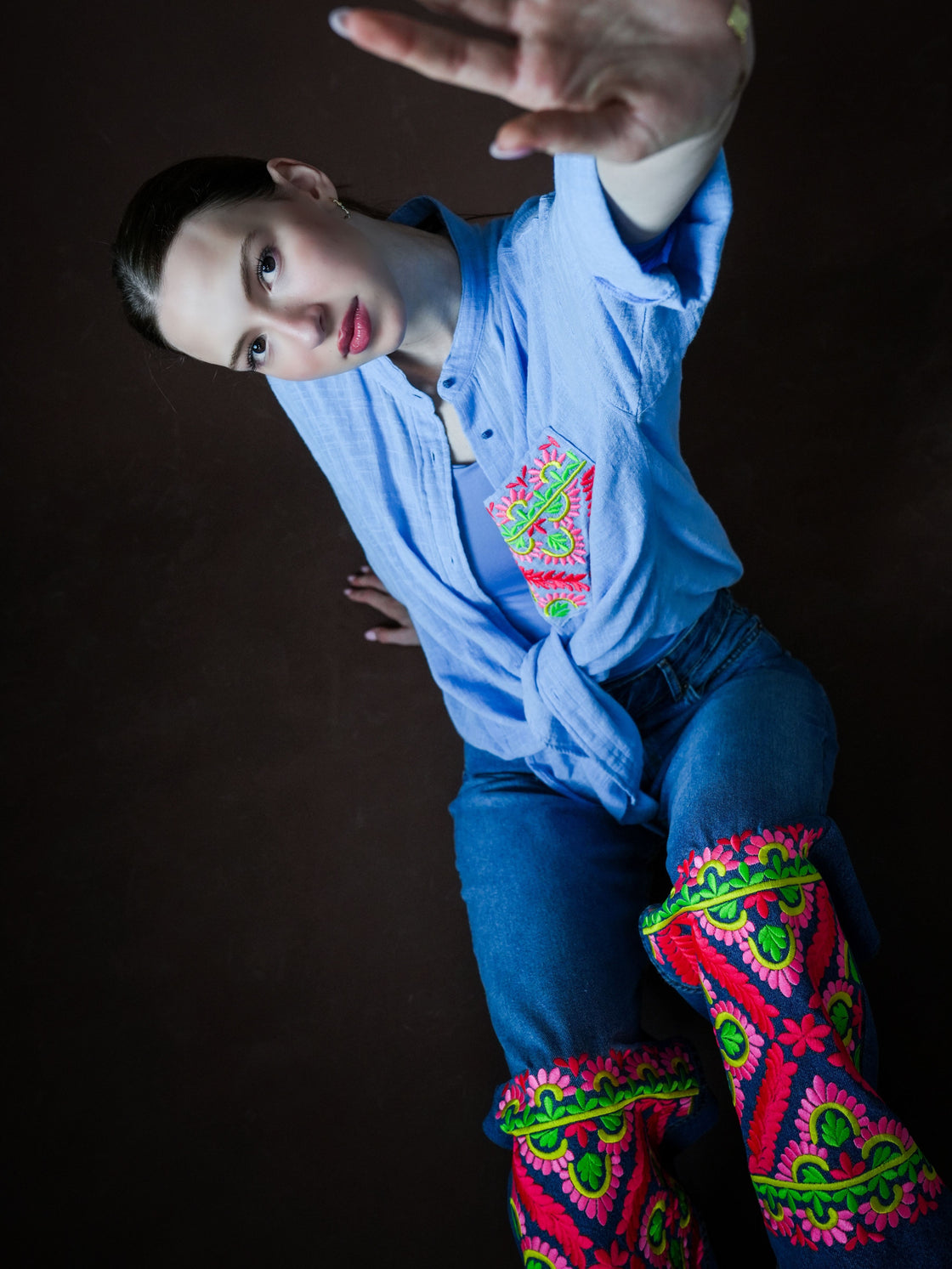 Jean Joudia Indigo Clair